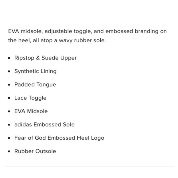 Adidas x Fear Of God Sneakers Unisex 6.5 Men’s 7.5 Women’s - Sesame - Picture 15 of 16